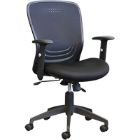 活性<一口>®< /一口> a - 99 Mid-Back Syncro-Tilter办公室椅子,黑色,250磅。能力ON711 | TENAQUIP