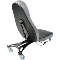 TF180™工业品位符合人体工程学的凳子,移动,可调节,20 - 28,乙烯座位,黑色/灰色OP241 | TENAQUIP