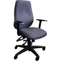 Cierra™娇小系列符合人体工程学的椅子,面料,黑色,300磅。能力OP250 | TENAQUIP