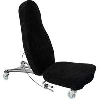 Flex工业品位符合人体工程学的椅子、移动、可调、16 - 21,乙烯座位,黑色/灰色OP274 | TENAQUIP