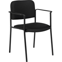 堆放椅子,织物,32”高,300磅。能力,黑色OP317 | TENAQUIP