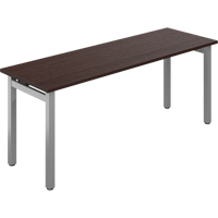 离子书桌表,72“W x 29“H,深棕色OP327 | TENAQUIP