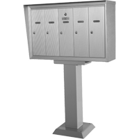 单甲板邮箱基座并架设16“x半”,6门、铝OP397 | TENAQUIP