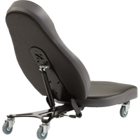 FLEX 2工业品位符合人体工程学的椅子、移动、固定,34”,乙烯的座位,黑色/灰色OP427 | TENAQUIP