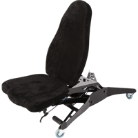 FLEX 3焊接等级符合人体工程学的椅子,仿麂皮,黑色,300磅。能力OP455 | TENAQUIP