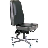 SF160焊接等级的符合人体工程学的椅子上,仿麂皮,黑色,300磅。能力OP505 | TENAQUIP
