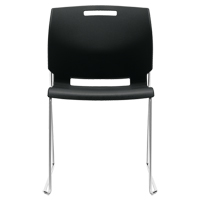 椅子上,塑料,32-1/2”高,300磅。能力,黑色OP933 | TENAQUIP