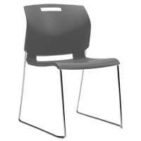 椅子上,塑料,32-1/2”高,300磅。能力,灰色OP935 | TENAQUIP