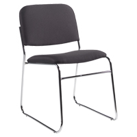 无扶手的椅子上,织物,30”高,200磅。能力,黑色OP936 | TENAQUIP