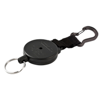 安全性™可伸缩的钥匙扣,聚碳酸酯,28“电缆、竖钩附件OQ353 | TENAQUIP
