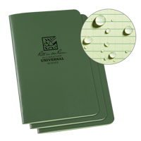 笔记本,软皮封面,绿色,48页,4-5/8“W x 7”L OQ382 | TENAQUIP