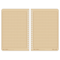 Side-Spiral笔记本,软皮封面,棕褐色,64页,4-5/8“W x 7”L OQ411 | TENAQUIP
