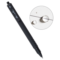 全天候持久的笔,黑色,0.8毫米,可伸缩的OQ434 | TENAQUIP