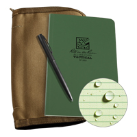 Field-Flex书工具包,软皮封面,绿色,160页,4-5/8”W x 7-1/4“L OQ445 | TENAQUIP