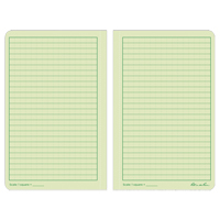 Field-Flex书工具包,软皮封面,绿色,160页,4-5/8”W x 7-1/4“L OQ445 | TENAQUIP