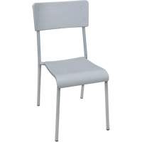 文图拉堆放椅子,聚丙烯,36”高,300磅。能力,灰色OQ722 | TENAQUIP