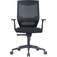 活性™系列Synchro-Tilt办公椅,布/网,黑色,250磅。能力OQ963 | TENAQUIP