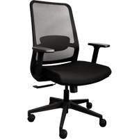 活性™系列Synchro-Tilt办公椅,布/网,黑色,250磅。能力OQ964 | TENAQUIP