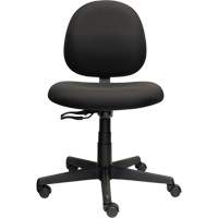 阿斯彭™腰姿势任务椅子,面料,黑色,250磅。能力OR265 | TENAQUIP
