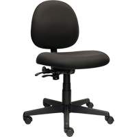 阿斯彭™腰姿势任务椅子,面料,黑色,250磅。能力OR265 | TENAQUIP