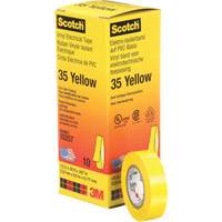 苏格兰<一口>®< /一口> 35颜色编码的磁带,12.7毫米(1/2”)x 6.1米(20’),黄色,7千PC723 | TENAQUIP