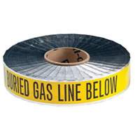 “气线”Identoline <一口>®< /一口>地下警示带,2“W x 1000 L,黑色黄色SAB549 | TENAQUIP