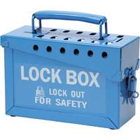 便携式金属锁盒子,蓝色SAC281 | TENAQUIP