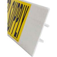 2号燃油管标记,玻璃纤维载体与片段,4 H×24 W,黑色黄色SAF152 | TENAQUIP