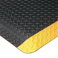 414号Ultrasoft垫,钻石,2 x 3 x 15/16”,黑色/黄色,PVC海绵SAJ810 | TENAQUIP