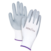 轻量级的手套,6 / X-Small,泡沫腈涂料,13个指标,聚酯外壳SAM629 | TENAQUIP