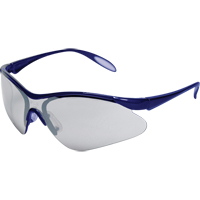 JS410安全眼镜,蓝色/镜子的镜头,反抓痕涂料、CSA Z94.3 SAO617 | TENAQUIP