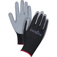 黑色涂层手套9 /大,腈涂料,13个指标,聚酯外壳SAP933 | TENAQUIP