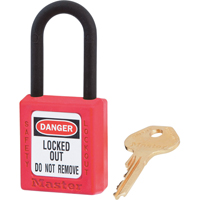 介电Zenex™挂锁,安全挂锁,键控不同,热塑性,1 - 1/2“宽SAR833 | TENAQUIP