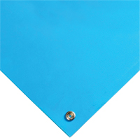 Stat-Free工作表面垫2 W x 4 L x 1/8”T,橡胶、光滑,蓝色SAR848 | TENAQUIP