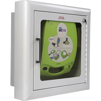 AED Semi-Recessed壁柜与报警,海关AED + <一口>®< /一口>,非医疗SAX737 | TENAQUIP