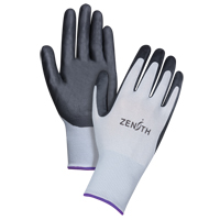 轻量级的手套,6 / X-Small,泡沫腈涂料,13个指标,聚酯外壳SBA611 | TENAQUIP