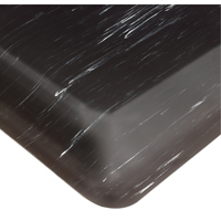 496号智能Tile-Top垫,光滑,3 x 2 x 1/2”,黑色,PVC SBA910 | TENAQUIP