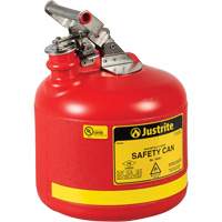 安全罐、I型、聚乙烯,2.5我们加,红色,FM批准/ UL /城市上市SC293 | TENAQUIP