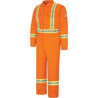 耐火的工作服与反射,大小38岁的橙色,12.2大卡/ cm²SDI277 | TENAQUIP