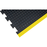 抗疲劳圆顶垫沸腾3 x 4 x 1/2”,黑色,橡胶SDL864 | TENAQUIP