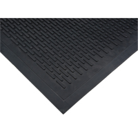 垫低调、橡胶、刮板类型、固体模式,3 ',5 ' x黑色SDL871 | TENAQUIP