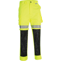 通风工作裤,聚酯、中、高能见度Lime-Yellow SDN176 | TENAQUIP