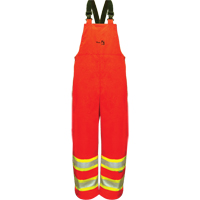Hi-Vis FR / PU安全雨围嘴裤子,4从小到大,橙色SDP067 | TENAQUIP