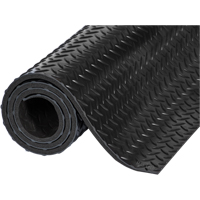 工业甲板板垫、钻石、2 x 2 x 9/16”,黑色,PVC SFS713 | TENAQUIP