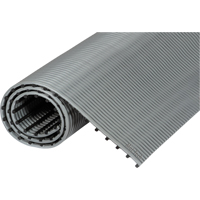 Sheer-Grip™垫、开槽、4 '×4 '×1/2”,灰色,PVC SFR018 | TENAQUIP