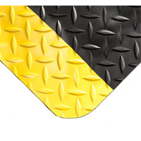 智能垫No.497钻石10 x 3 x 5/8”,黑色/黄色,PVC /聚氨酯SDW514 | TENAQUIP