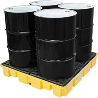 Poly-Slim-Line™泄漏与排水托盘,66年美国加仑泄漏能力,49 x 8.75“x 49 SE409 | TENAQUIP