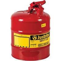 安全罐、I型、钢铁、5我们加,红色,FM批准/ UL /城市上市SEA212 | TENAQUIP