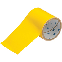 ToughStripe <一口>®< /一口>地板标志带,4“×100”,聚酯,黄色SED046 | TENAQUIP
