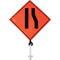 狭窄的道路标志,24“×24”,乙烯,象形图SED886 | TENAQUIP
